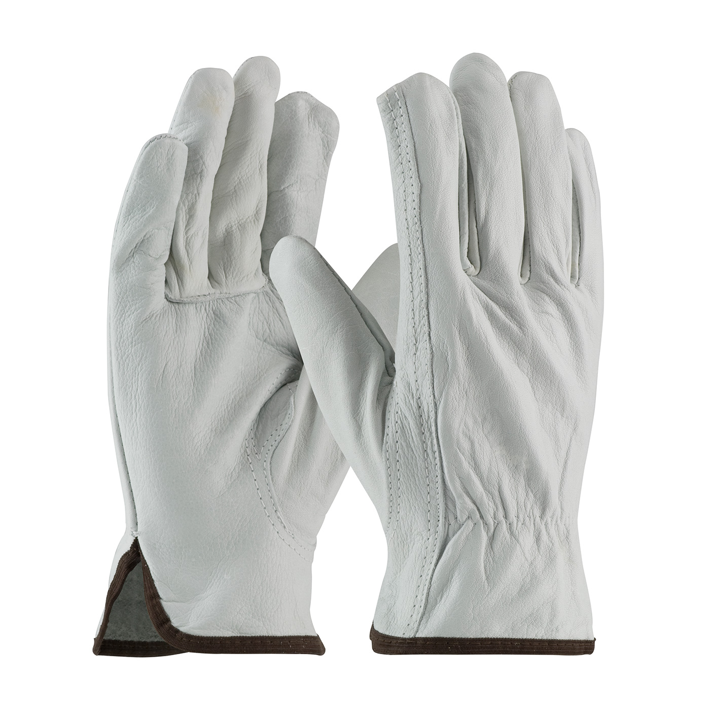 Grain Cowhide Driver Keystone Thumb - Leather Gloves